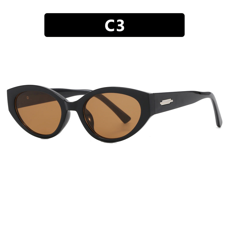 Damer Cat-Eye solbrille i elegant retro-design Luvikno