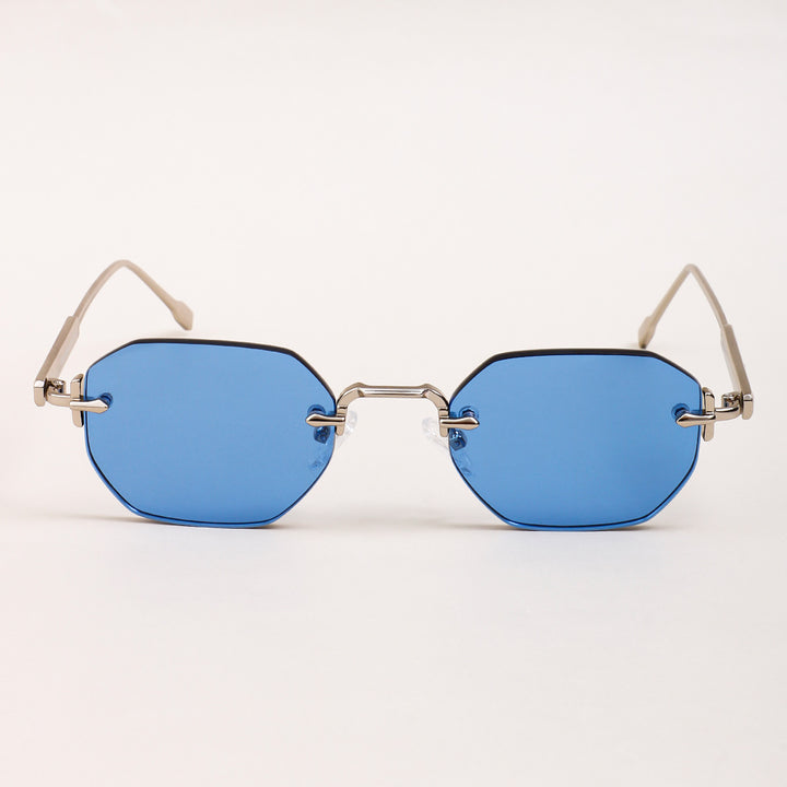 Dame solbrille med elegant åttkantet ramme og komfortable nesepads Luvikno