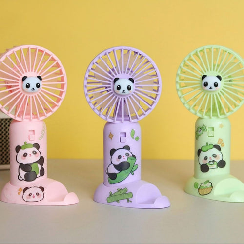 Unisex Bærbar Mini-Pandavifte Luvikno