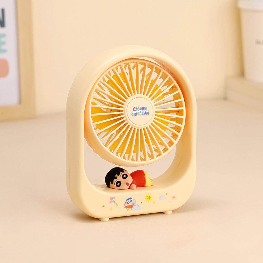 Søt tegneseriefigur mini vifte Luvikno