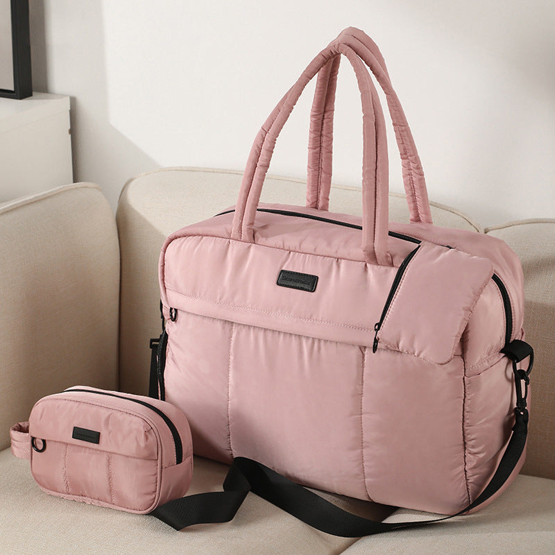 Dames elegant tote bag med avtakbar skulderveske Luvikno
