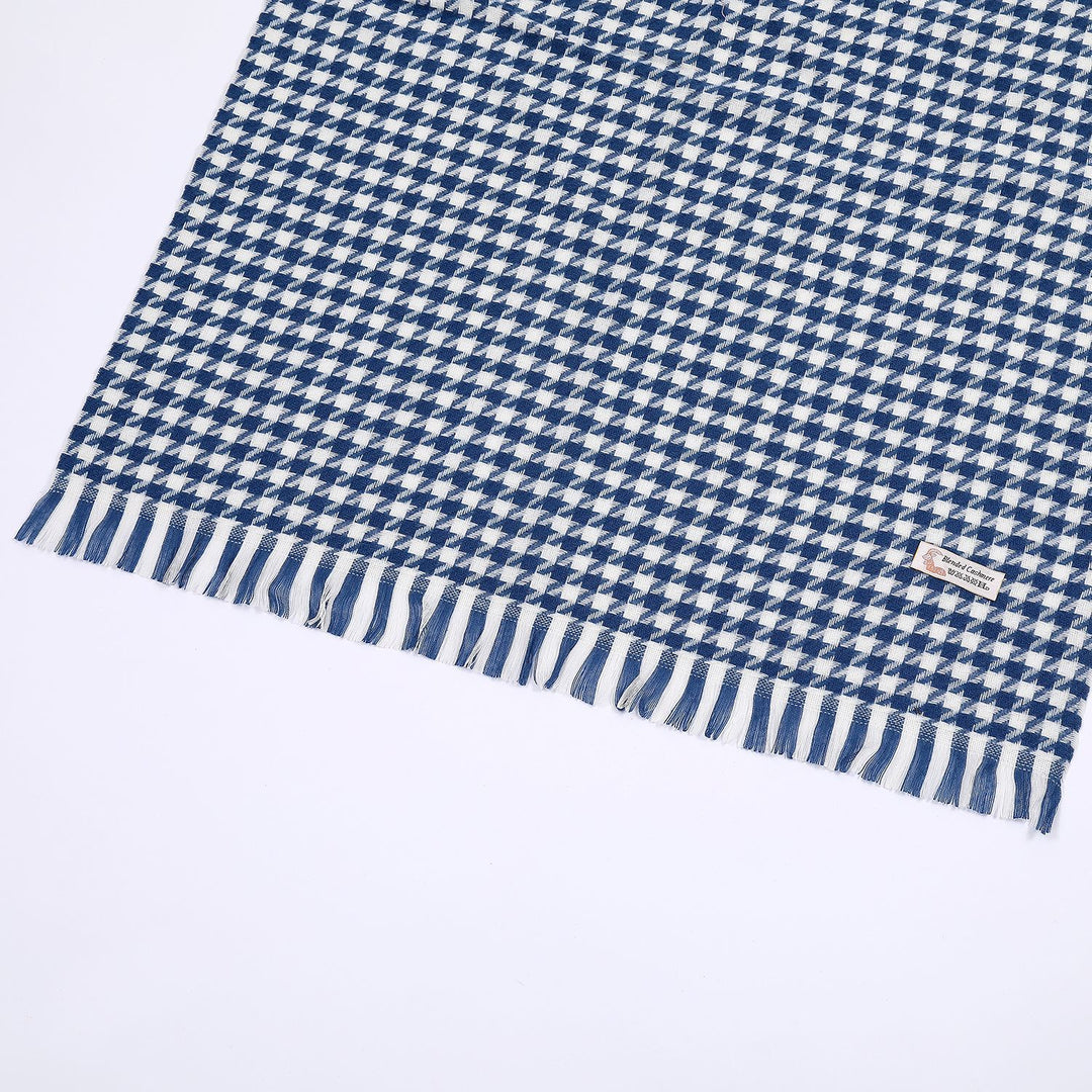 Dame elegant skjerf med houndstooth mønster Luvikno