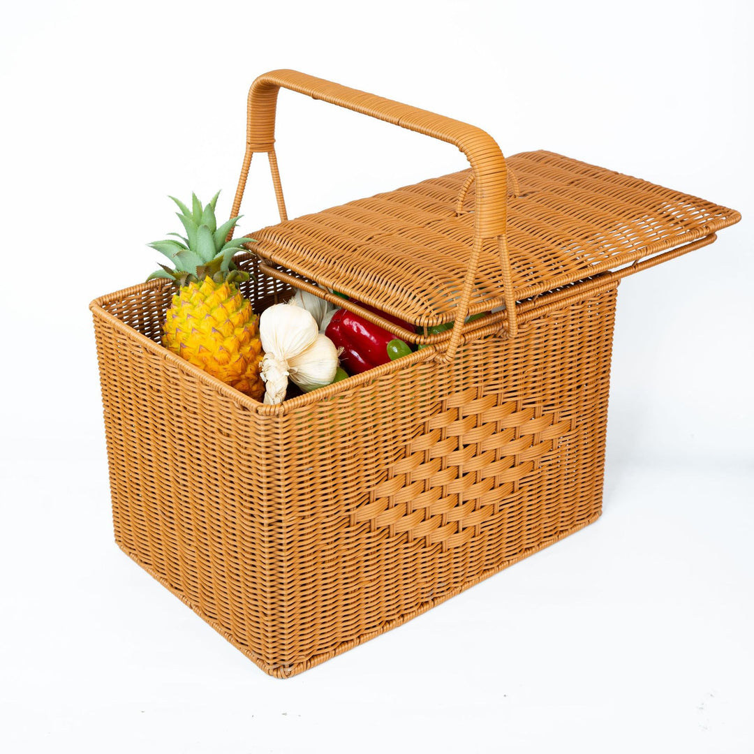 Damer Mykt vevd piknikkurv Luvikno