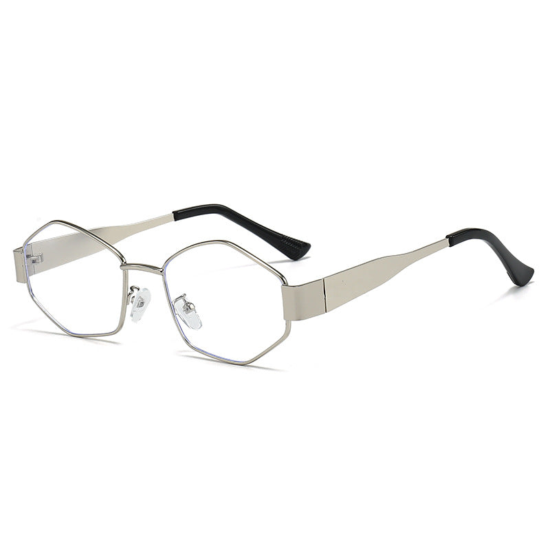 Dame moteriktig solbrille i elegant sekskant-design Luvikno