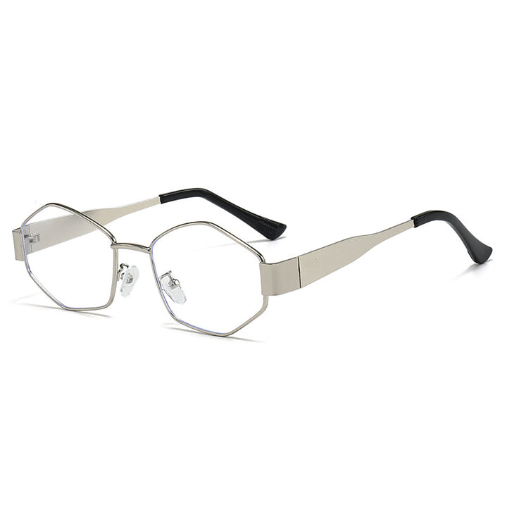 Dame moteriktig solbrille i elegant sekskant-design Luvikno