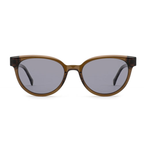 Dame solbrille i elegant retro-design med høykvalitets UV-beskyttelseslinser Luvikno