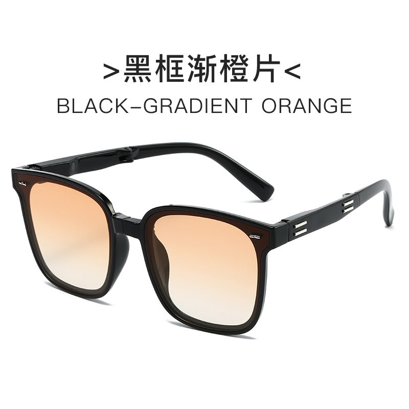 Dame elegant firkantet solbrille med stilfullt skjellmønster og UV-beskyttelse Luvikno