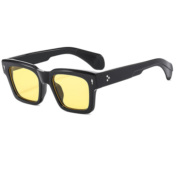 Dame moderiktig solbrille med innovativ ramme Luvikno