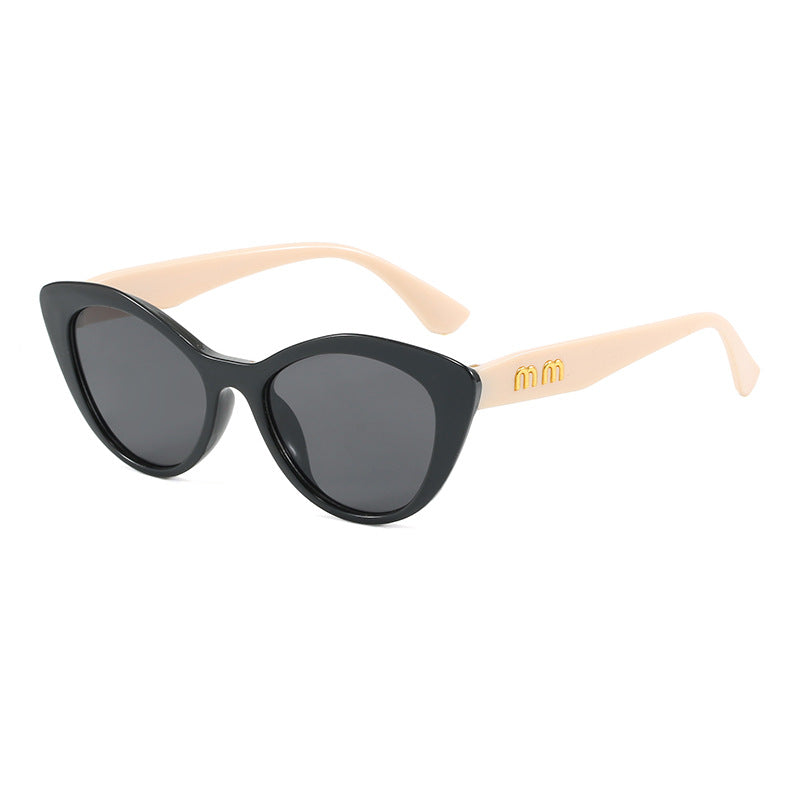 Damen Cat-Eye solbriller i trendy vintage-stil Luvikno