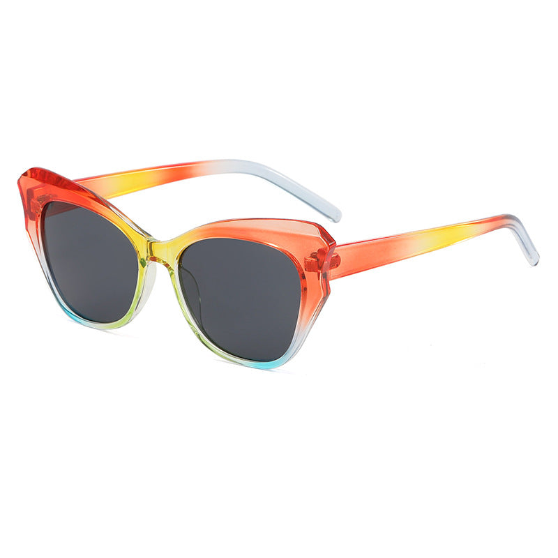 Dame Cat-Eye Solbrille med stilfullt design Luvikno