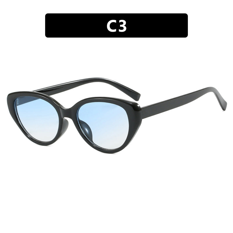 Dame Cat-Eye solbriller med moderne design og UV-beskyttelse Luvikno