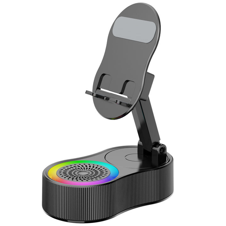 Unisex multitasking Smartphone Holder med integrert Bluetooth høyttaler Luvikno