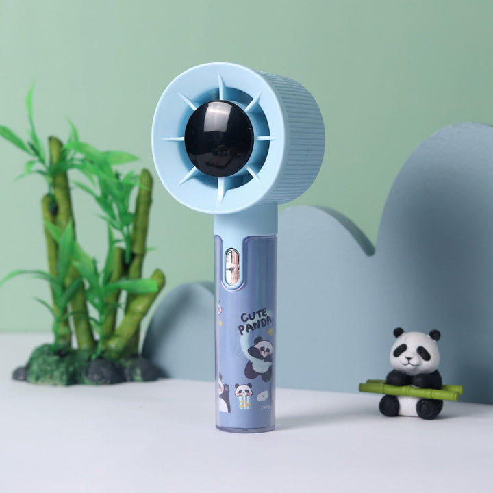 Unisex Bærbar Mini Vifte i søtt Panda-design Luvikno
