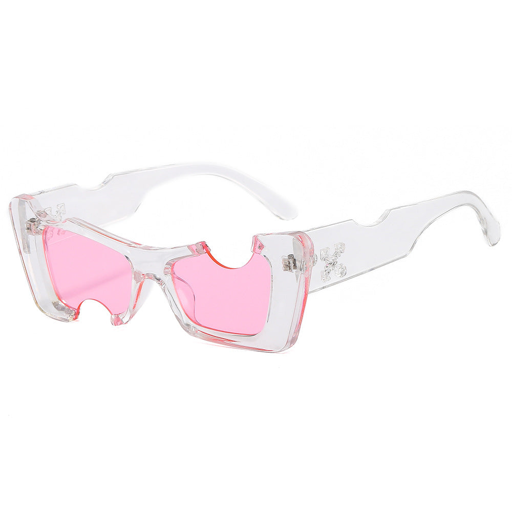 Dame futuristisk designer solbrille Luvikno