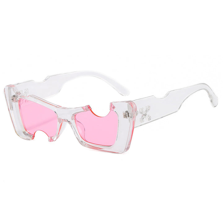 Dame futuristisk designer solbrille Luvikno
