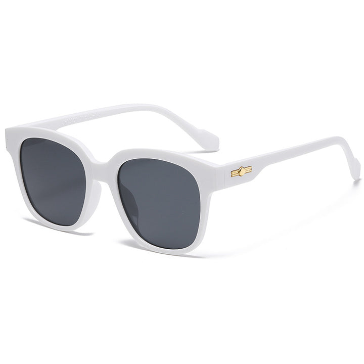 Dame Kvadratisk solbrille i elegant skilpadde-design Luvikno