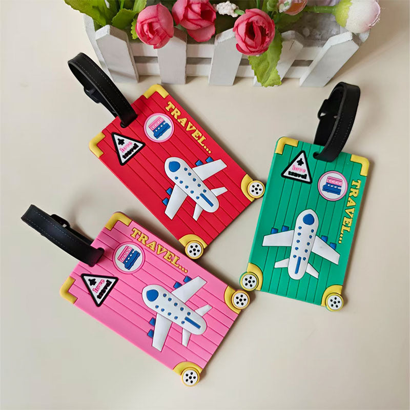 Unisex Bagasjelapp med kreativt reise-motiv Luvikno