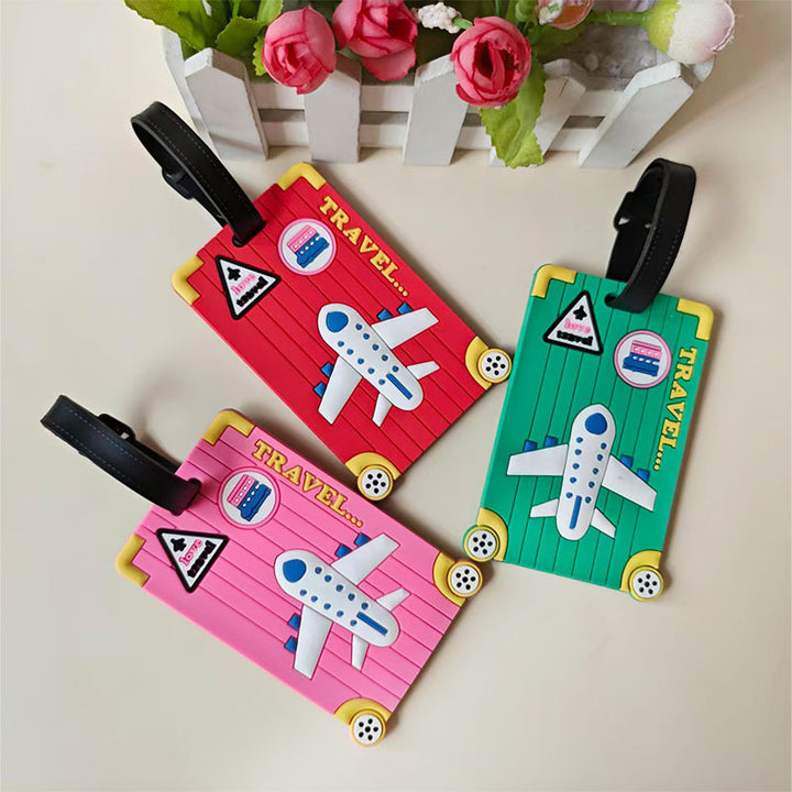Unisex Bagasjelapp med kreativt reise-motiv Luvikno