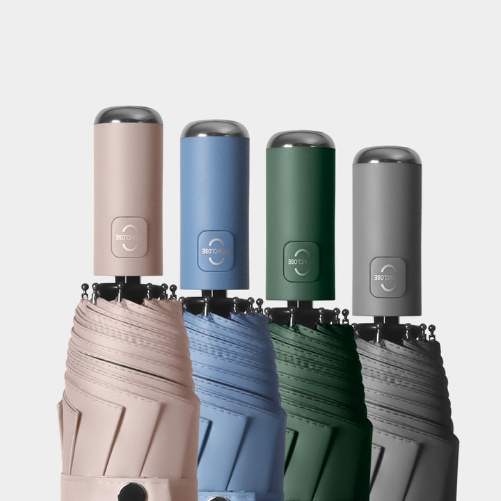 Damer håndterlig og elegant automatisk sammenleggbart paraply Luvikno