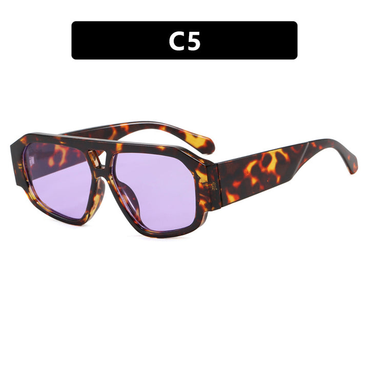Dame solbrille med iøynefallende oktagon-design og UV-beskyttelse Luvikno