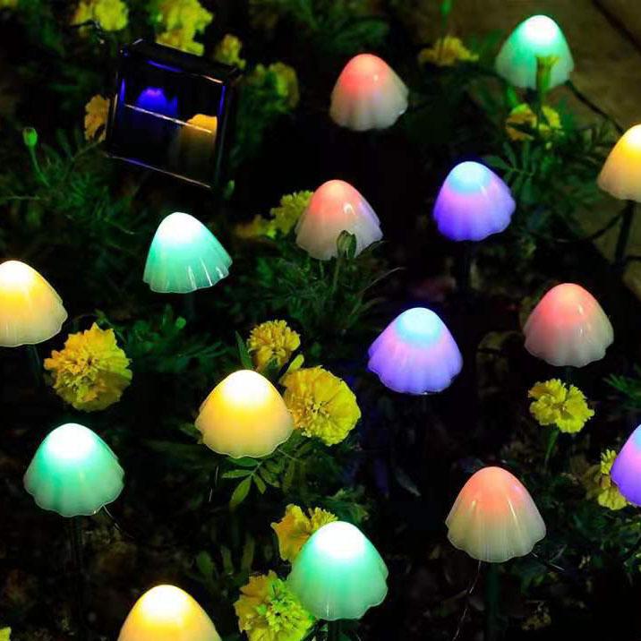 Samtidig Kreativ Plast Solenergi LED Sopplamper Lyskilder For Utendørs Terrasse | Luvikno