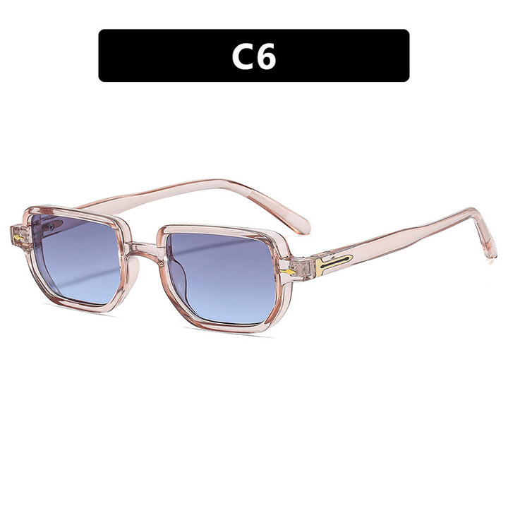 Dame kvadratisk solbrille med elegant design og polariserende glass Luvikno