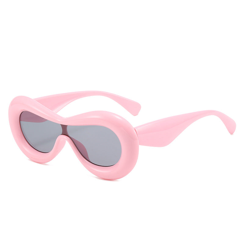 Damer futuristisk øyemaske solbrille Luvikno
