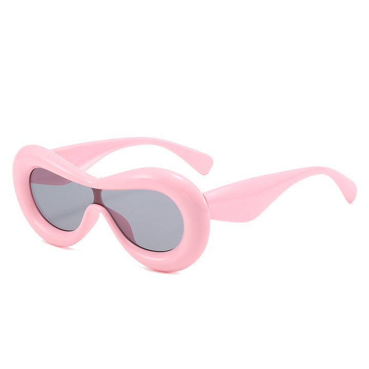 Damer futuristisk øyemaske solbrille Luvikno