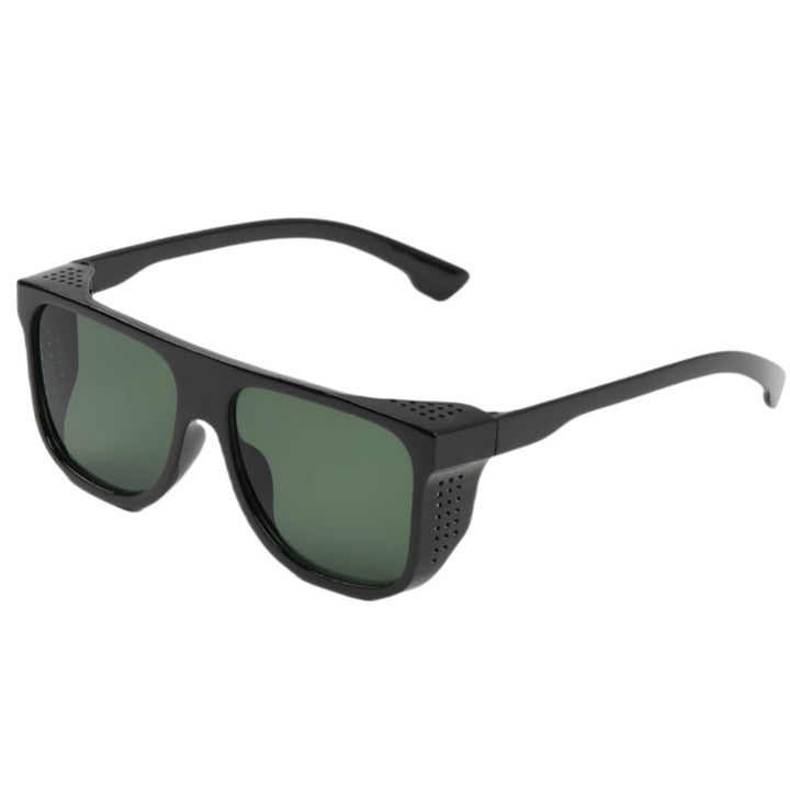 Dame moterik oversized solbrille med unik aksent Luvikno