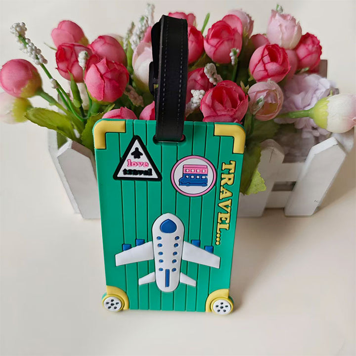 Unisex Bagasjelapp med kreativt reise-motiv Luvikno