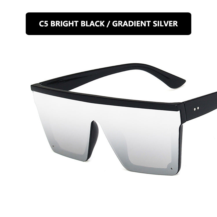 Damer futuristisk solbrille i beskyttende oversized-format Luvikno
