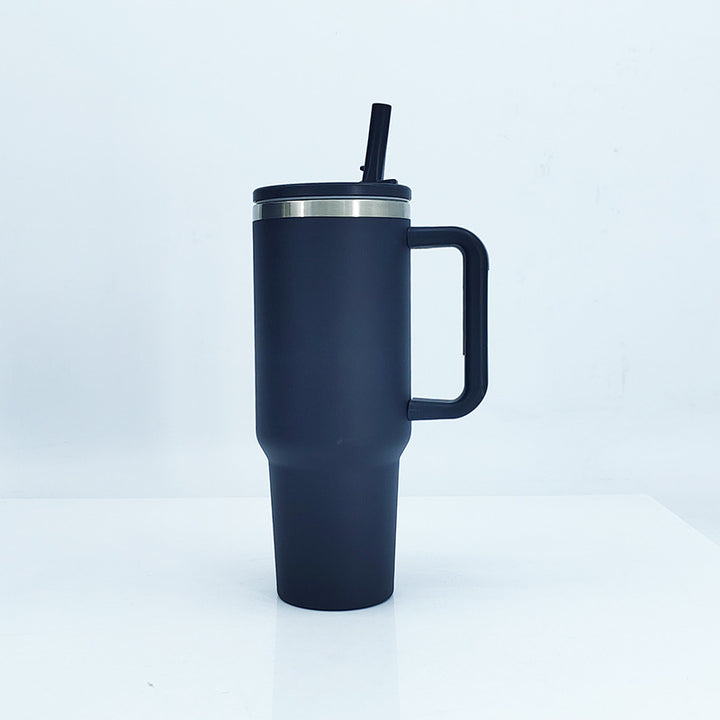 Dame Isoleringsbecher med robust håndtak og sugerør Luvikno
