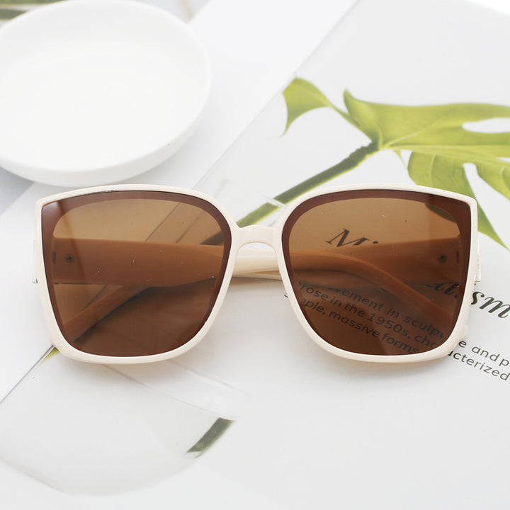 Damer Motemessig Oversized-Quadrat-solbrille Luvikno
