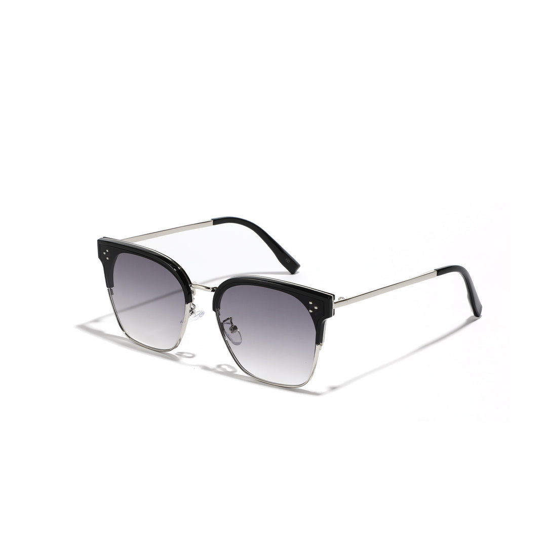 Dame moteriktig solbrille med markant design og kontrastfylt ramme Luvikno