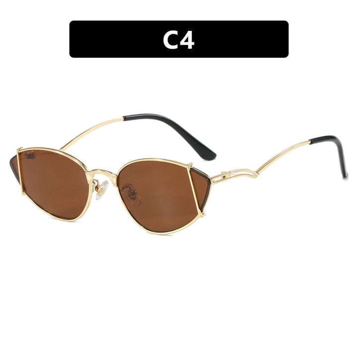 Dame moteriktig Cat-Eye solbrille Luvikno