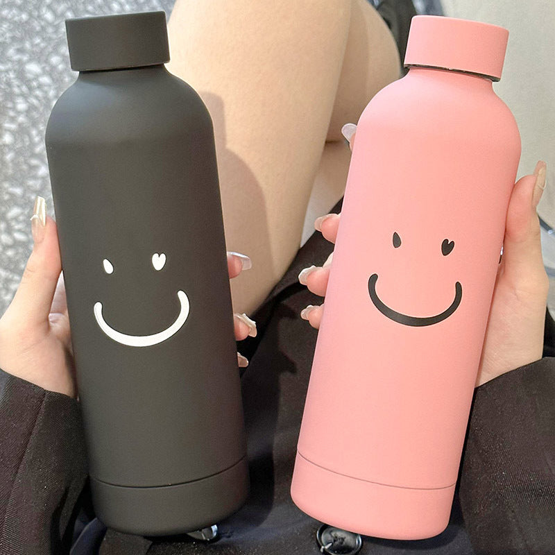 Damen Isolierflasche med innovativt smilmotiv Luvikno