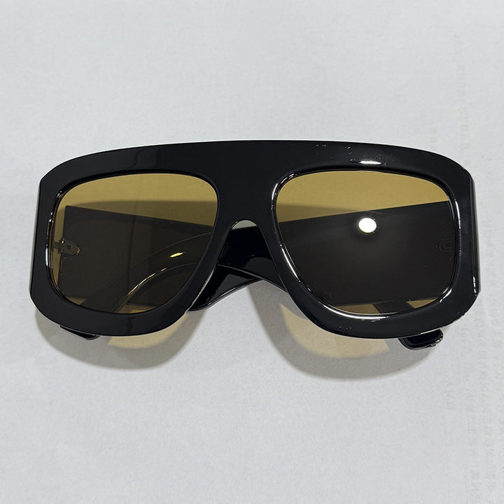 Dame fashion oversized solbriller med bred ramme og beskyttende UV-filter Luvikno