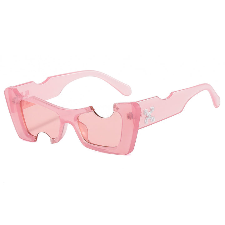 Dame futuristisk designer solbrille Luvikno