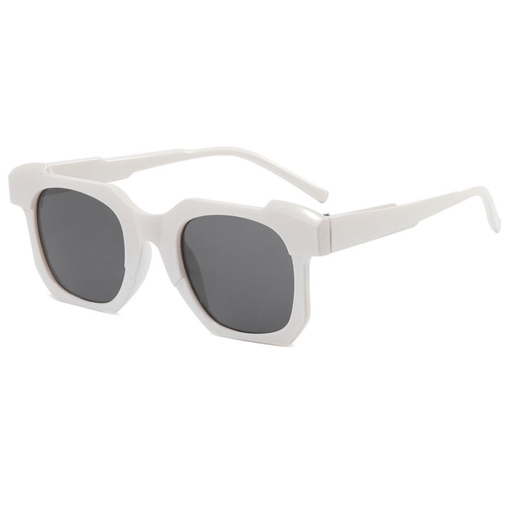 Dame moteriktig solbrille i innovativt heksagon-design Luvikno