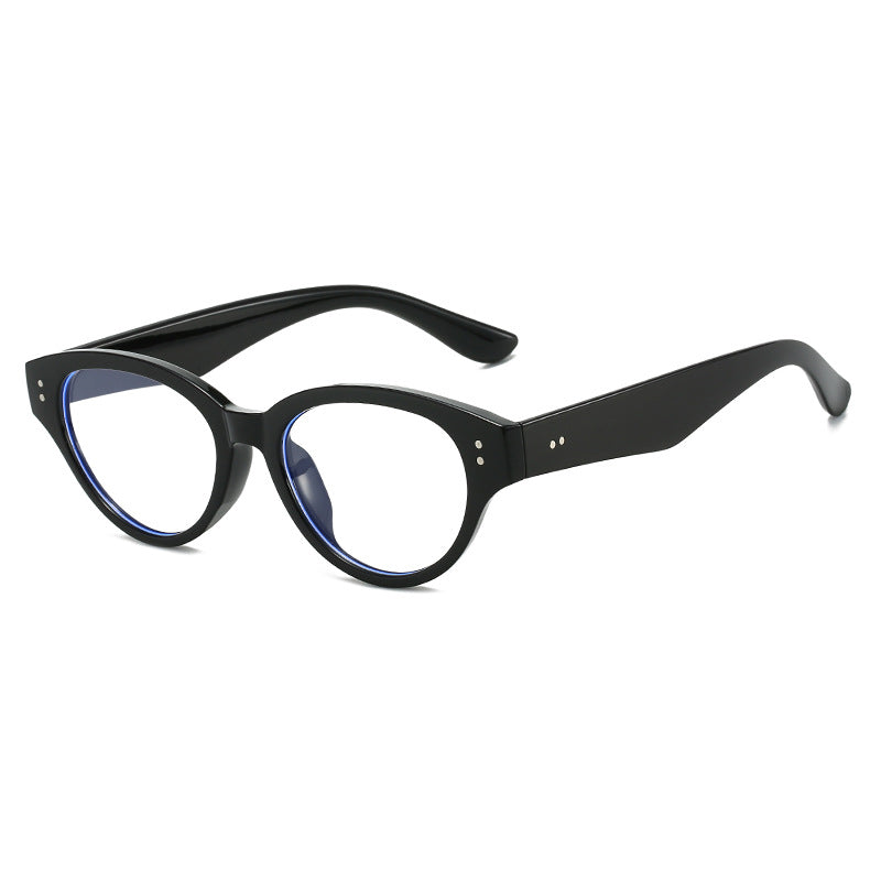 Dame Cat-Eye solbriller med retro-inspirert rammestruktur Luvikno