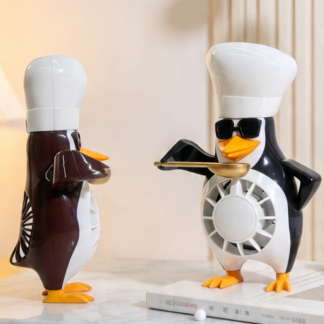 Damer kreativ bordvifte i søtt pingvin-design Luvikno