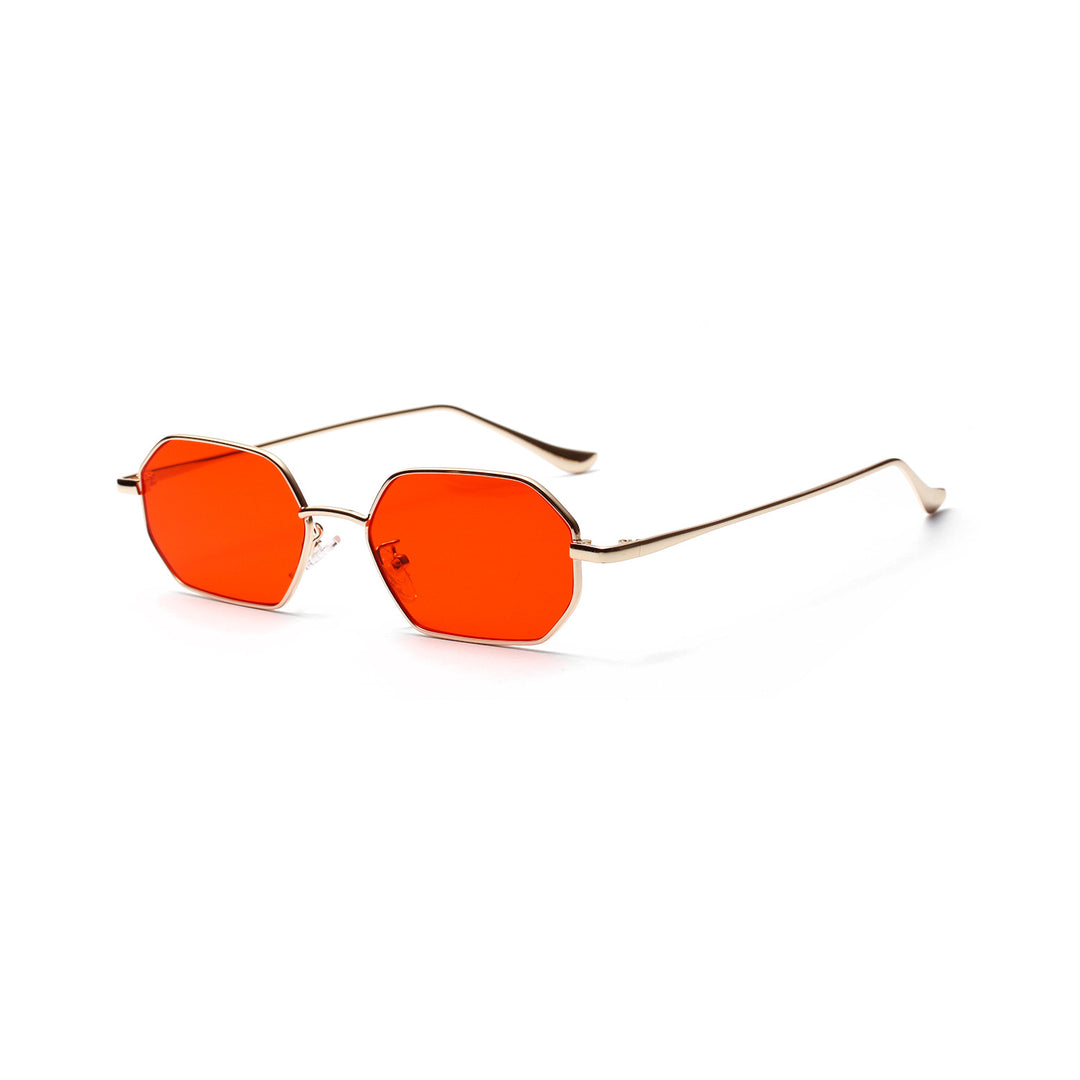Dame moteriktig solbrille med innovativt åttkantet design Luvikno