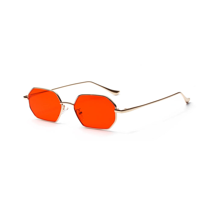 Dame moteriktig solbrille med innovativt åttkantet design Luvikno