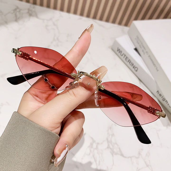 Dame Cat-Eye solbriller i moderne elegans stil Luvikno