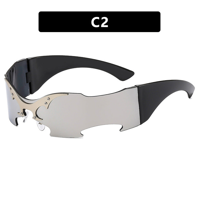 Dame futuristisk sportssolbrille Luvikno