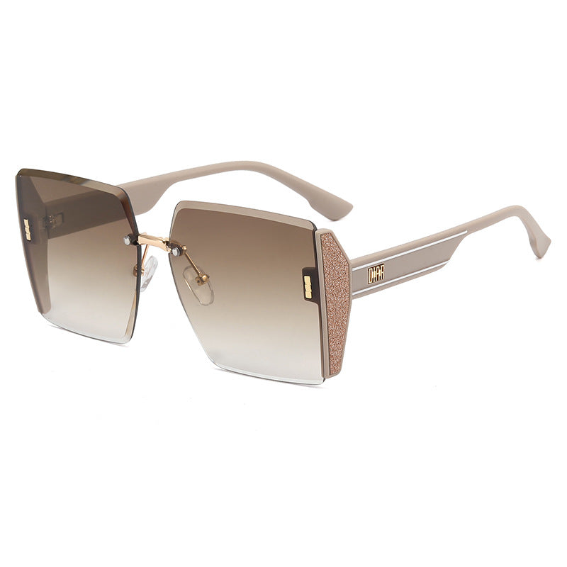 Dame Oversized Glamour Solbrille Luvikno