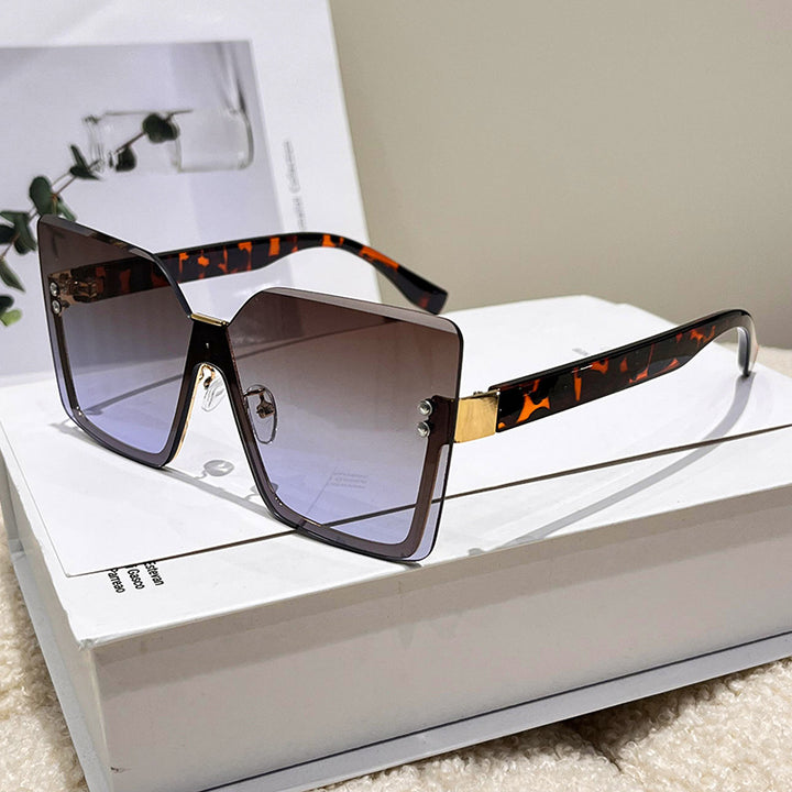 Dames oversized solbriller i moderne design med UV-beskyttelse Luvikno