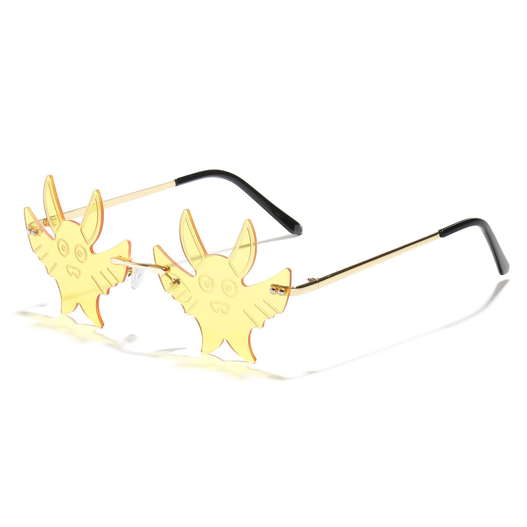 Dame unik solbrille med dyredesign Luvikno