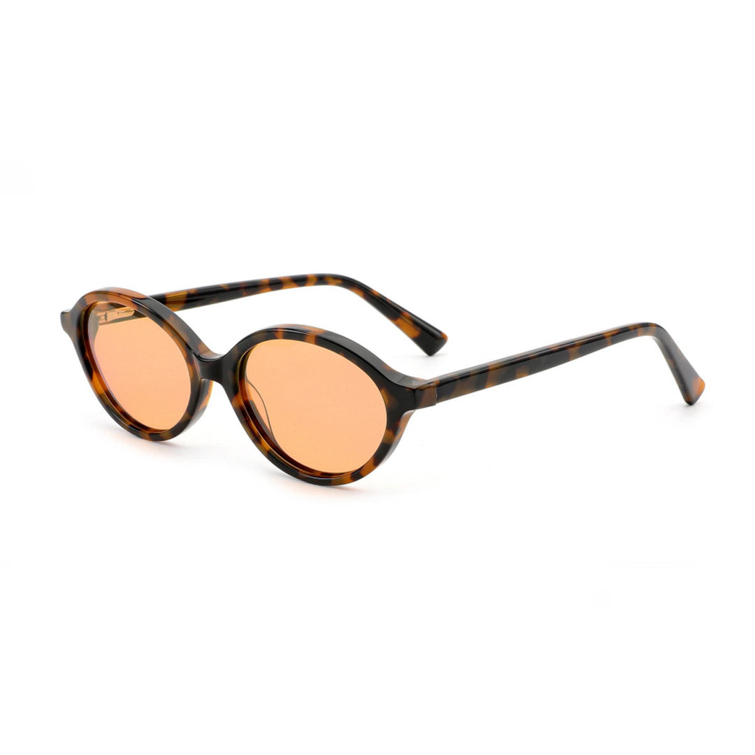 Dame solbrille i elegant, strukturert design med polarisert glass Luvikno