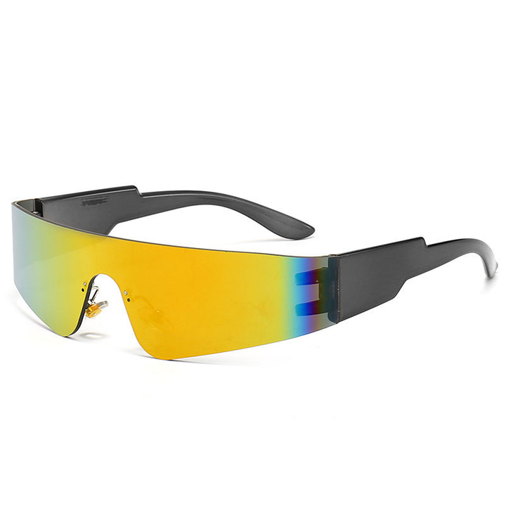Dame Sporty solbriller med futuristisk design Luvikno